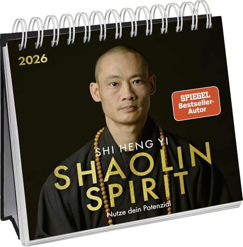 Postkartenkalender 2026: Shaolin Spirit: Nutze dein Potenzial | Postkartenkalender von Knaur MensSana Kalender
