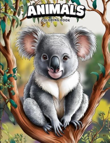 Animals Coloring Book for Adults: A relaxing collection of 50 detailed animal pages featuring real species in their natural habitats — ideal for adults who love coloring, nature and peaceful moments von Independently published