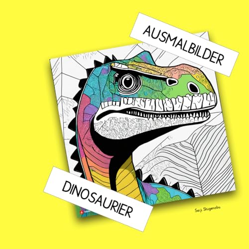 Dinosaurier: Ausmalbilder für Kinder