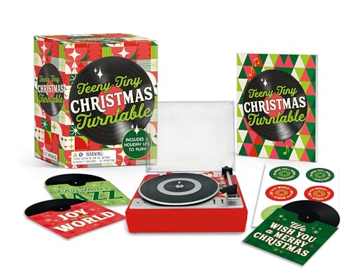 Teeny-Tiny Christmas Turntable: Includes 3 Holiday LPs to Play! (RP Minis)