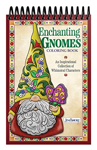 Jim Shore Enchanting Gnomes Coloring Book: An Inspirational Collection of Whimsical Characters