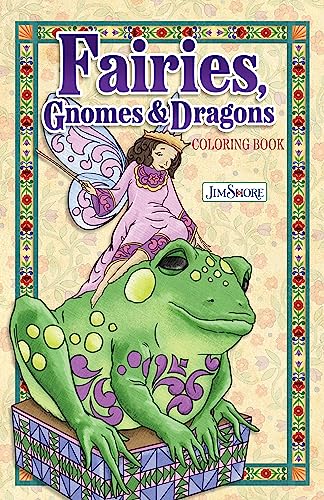 Jim Shore Fairies, Unicorns & Dragons Coloring Book von Design Originals
