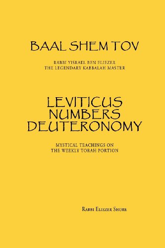 Baal Shem Tov Leviticus Numbers Deuteronomy: Mystical Stories on the Weekly Torah Portion