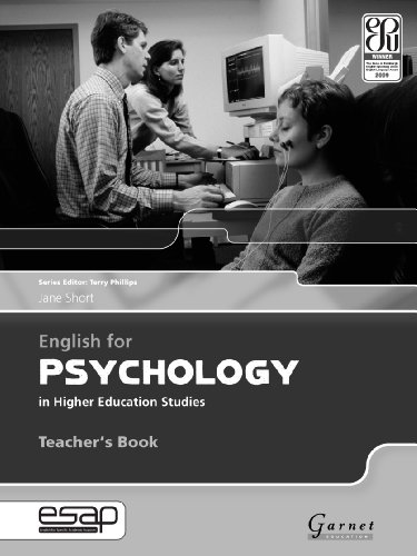 English for Psychology Teacher Book
