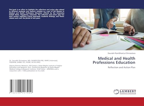 Medical and Health Professions Education: Reflection and Action Plan von LAP LAMBERT Academic Publishing