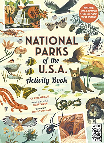 Grace, C: National Parks of the USA: Activity Book: With More Than 15 Activities, A Fold-out Poster, and 50 Stickers!