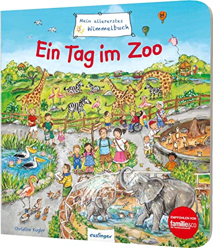Mein allererstes Wimmelbuch: Ein Tag im Zoo: Ausflug zu Elefant, Affe, Pinguin & Co. für Kleinkinder ab 2 Jahren