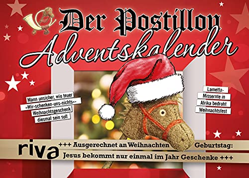 Der Postillon Adventskalender: Adventskalender mit auftrennbaren Seiten von RIVA