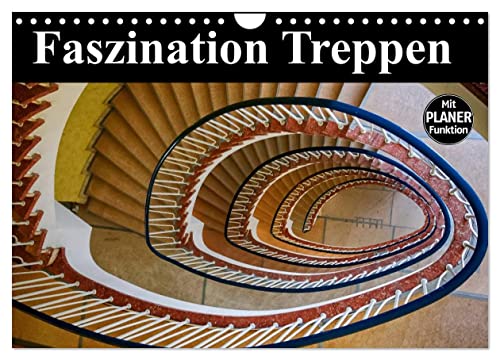 Faszination Treppen (Wandkalender 2024 DIN A4 quer), CALVENDO Monatskalender von CALVENDO