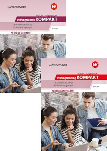 Prüfungsvorbereitung Prüfungswissen und Prüfungstraining KOMPAKT - Kaufmann/Kauffrau für Büromanagement: Paket (Prüfungswissen kompakt: ... Abschlussprüfung Teil 1 und Teil 2) von Westermann Berufliche Bildung