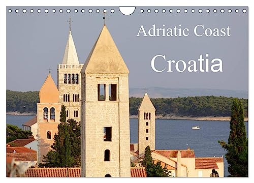 Adriatic Coast Croatia/UK-Version (Wandkalender 2024 DIN A4 quer), CALVENDO Monatskalender von CALVENDO