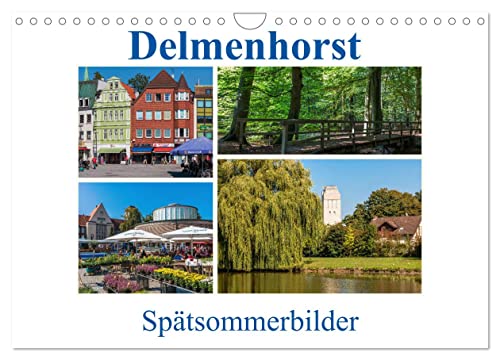 Delmenhorst Spätsommerbilder (Wandkalender 2024 DIN A4 quer), CALVENDO Monatskalender