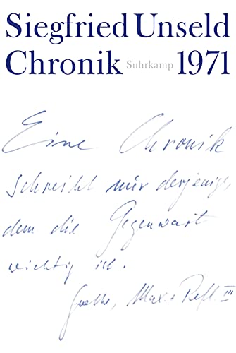 Chronik: Band 2: 1971 von Suhrkamp Verlag AG