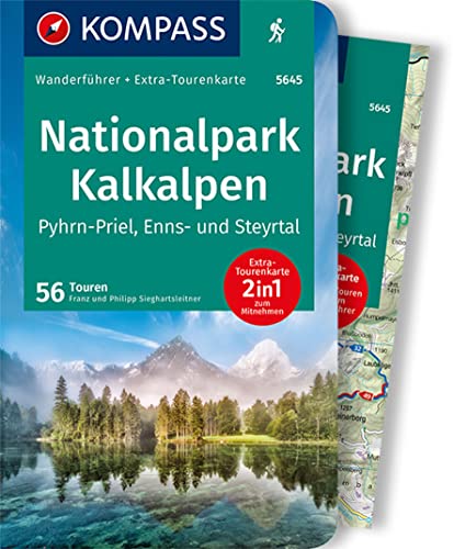 KOMPASS Wanderführer Nationalpark Kalkalpen - Pyhrn-Priel, Enns- und Steyrtal, 55 Touren mit Extra-Tourenkarte: GPS-Daten zum Download
