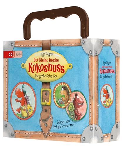 Der kleine Drache Kokosnuss – Die große Reise-Box: Kokosnuss und das Geheimnis der Mumie (Ägypten) - Kokosnuss und die wilden Piraten - Kokosnuss und ... - Kokosnuss bei den wilden Tieren (Afrika) von cbj audio