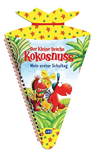 Der kleine Drache Kokosnuss – Mein erster Schultag: Das perfekte Geschenkbuch in Form einer Schultüte gestanzt. Mit Seiten zum Eintragen