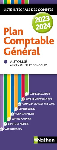 Plan comptable général 2023/2024