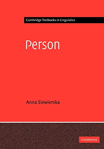 Person (Cambridge Textbooks in Linguistics)