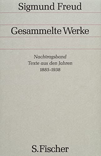 Nachtragsband: Texte aus den Jahren 1885 bis 1938 von FISCHER, S.