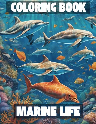 Coloring Book: Marine Life: Livro de Colorir: Vida Marinha von Independently published