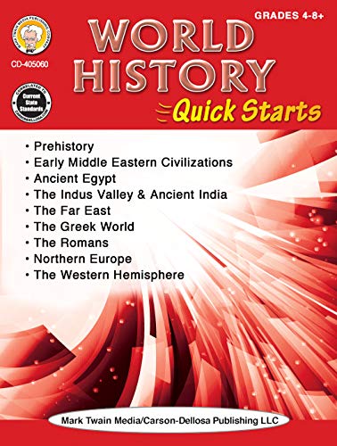 World History Quick Starts Workbook, Grades 4 - 12 von MARK TWAIN MEDIA