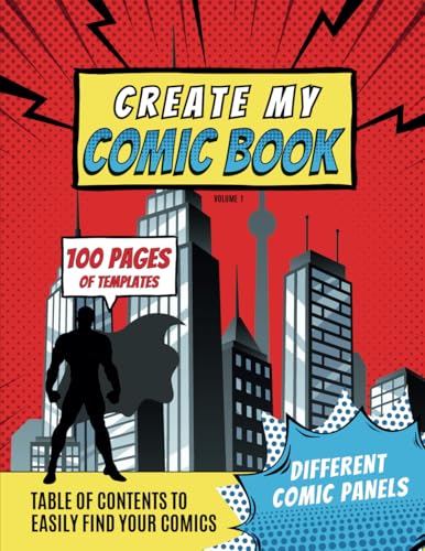 Create My Comic Book: Volume 1 Empty Comic Panels 100 Pages Create My Comic Book: Volume 1 Empty Comic Panels 100 Pages von THORN & THISTLE Publishing
