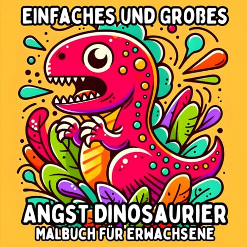 Einfaches und Großes Angst Dinosaurier Malbuch für Erwachsene: Einfache und Große Dino-Motive zum Entspannenden und Stressfreien Ausmalen Einfaches und Großes Angst Dinosaurier Malbuch für Erwachsene: Einfache und Große Dino-Motive zum Entspannenden und Stressfreien Ausmalen