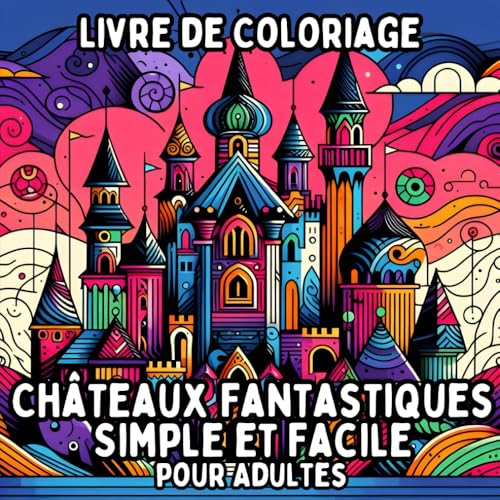 Livre de Coloriage Châteaux Fantastiques Simple et Facile pour Adultes: Dessins de Châteaux Simples et Grands pour une Coloration Relaxante et Sans Stress Livre de Coloriage Châteaux Fantastiques Simple et Facile pour Adultes: Dessins de Châteaux Simples et Grands pour une Coloration Relaxante et Sans Stress von Independently published