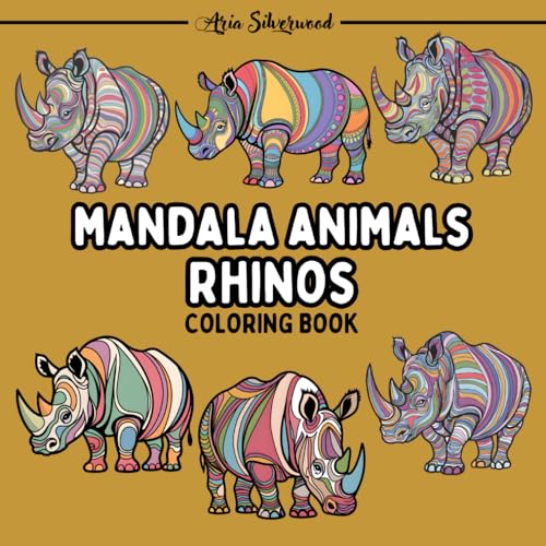 Mandala Animals - Rhinos: A Unique Mandala Coloring Book for Kids and Adults Mandala Animals - Rhinos: A Unique Mandala Coloring Book for Kids and Adults von Independently published