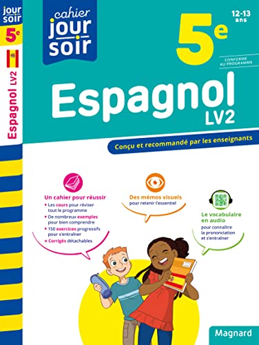 Espagnol 5e LV2 - Cahier Jour Soir: Conçu et recommandé par les enseignants von MAGNARD