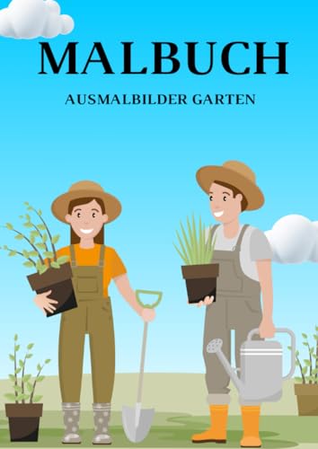 Malbuch Ausmalbilder Garten von epubli