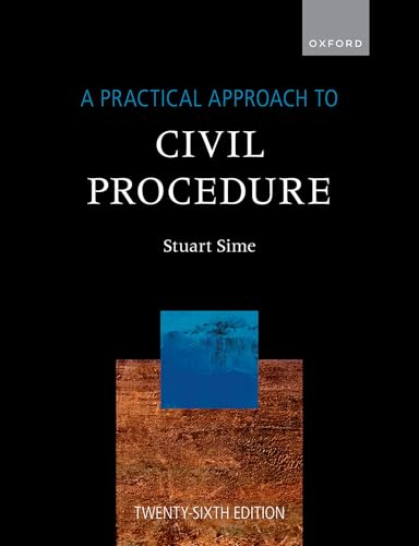 A Practical Approach to Civil Procedure 26th Edition von Oxford University Press