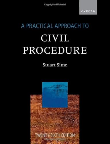 A Practical Approach to Civil Procedure 26th Edition