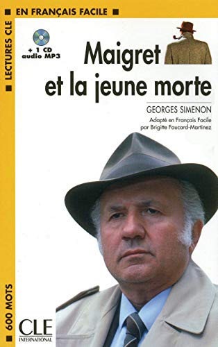 Maigret et la jeune morte - Niveau 1 - Lecture CLE en Français facile - Livre + CD