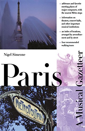 Paris: A Musical Gazetteer von Yale University Press