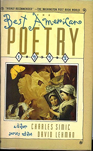 Best American Poetry, 1992