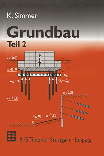 Grundbau: Teil 2 Baugruben und Gründungen (German Edition) von Springer