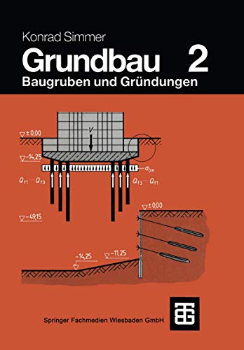 Grundbau: Teil 2 Baugruben und Gründungen (German Edition) von Vieweg+Teubner Verlag