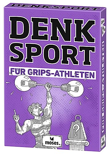 Moses. Denksport für Grips-Athleten, 50 abwechslungsreiche Denksportaufgaben und Rätsel, Für Erwachsene, Denksportbox für Knobelmeister und Gehirnjogger Moses. Denksport für Grips-Athleten, 50 abwechslungsreiche Denksportaufgaben und Rätsel, Für Erwachsene, Denksportbox für Knobelmeister und Gehirnjogger