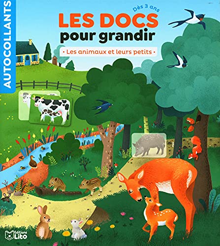 Les Docs pour grandir - Les animaux et leurs petits - Dès 3 ans von Editions LITO