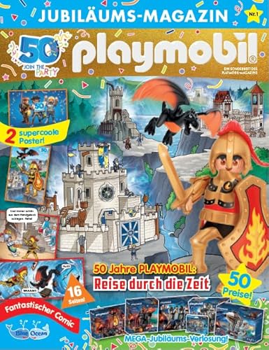 PLAYMOBIL Jubiläums-Magazin 1/24 | Ritter und Drache von Blue Ocean Entertainment AG
