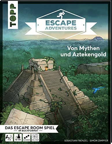 Escape Adventures – Von Mythen und Aztekengold: Das ultimative Escape-Room-Erlebnis jetzt auch als Buch! Mit XXL-Mystery-Map für 1-4 Spieler. 90 Minuten Spielzeit Escape Adventures – Von Mythen und Aztekengold: Das ultimative Escape-Room-Erlebnis jetzt auch als Buch! Mit XXL-Mystery-Map für 1-4 Spieler. 90 Minuten Spielzeit
