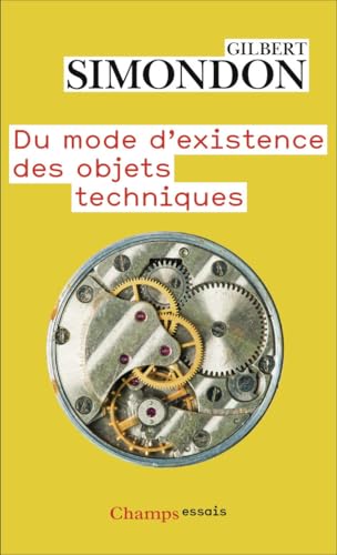 Du mode d'existence des objets techniques