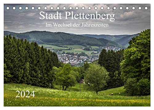 Stadt Plettenberg (Tischkalender 2024 DIN A5 quer), CALVENDO Monatskalender von CALVENDO