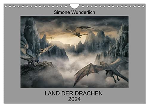 Land der Drachen (Wandkalender 2024 DIN A4 quer), CALVENDO Monatskalender von CALVENDO