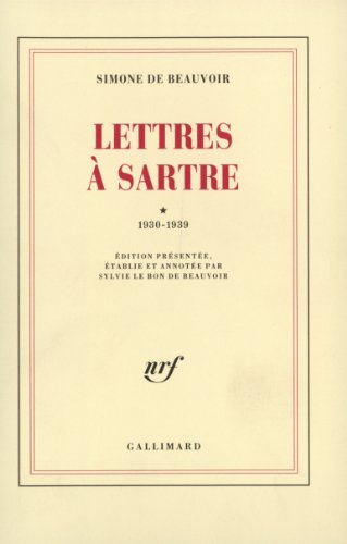 Lettres a Sartre (1930-1939)