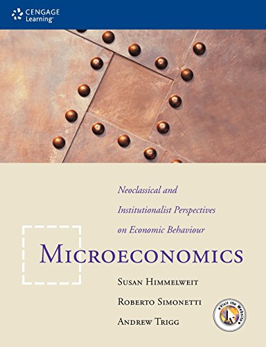 Microeconomics: Neoclassical and Institutional Perspectives on Economic Behaviour