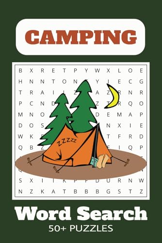 Camping Word Search Puzzle Book: Word Searches with easy to read print about Camping, Outdoors, Prepping, and more/ 6X9 inches, 110 pages, 50+ Puzzles… Gift for Vacations, Holidays, and Free Time Camping Word Search Puzzle Book: Word Searches with easy to read print about Camping, Outdoors, Prepping, and more/ 6X9 inches, 110 pages, 50+ Puzzles… Gift for Vacations, Holidays, and Free Time von Independently published