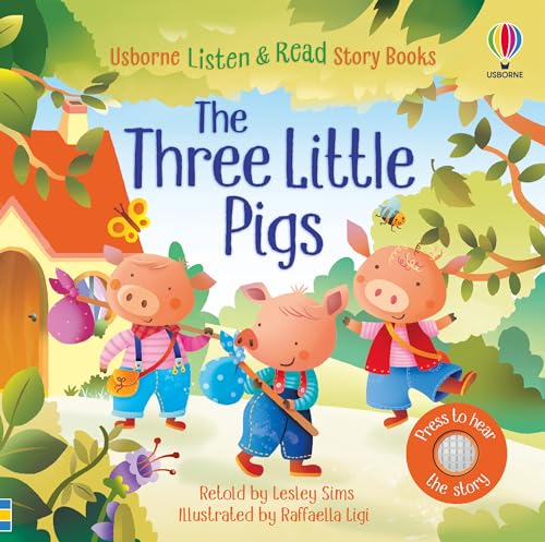 Listen and Read: The Three Little Pigs (Listen & Read Story Books) von Usborne