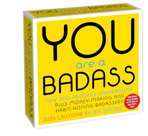 You Are a Badass 2025 Day-to-Day Calendar: New and Favorite Inspirations Plus Money-Making and Habit-Honing Badassery You Are a Badass 2025 Day-to-Day Calendar: New and Favorite Inspirations Plus Money-Making and Habit-Honing Badassery von Andrews McMeel Publishing